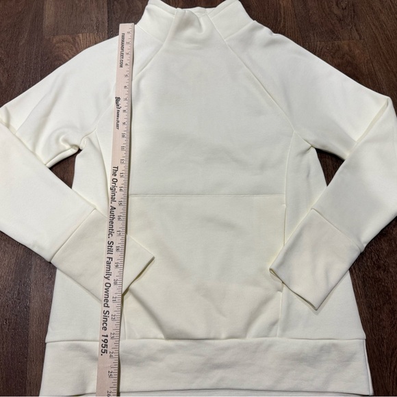 Fabletics Zaylee Funnel Neck Long Sleeve Tunic Sweatshirt Pullover Ivory Size XS - Picture 4 of 10